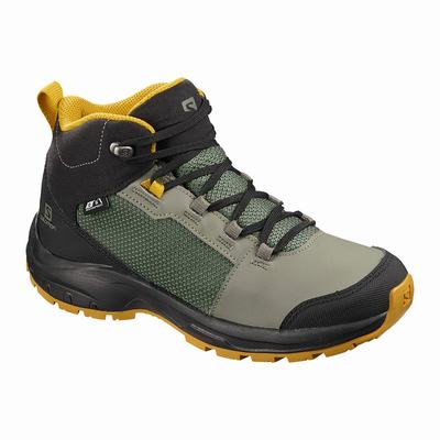 Dětské Trekové Boty Salomon OUTWARD CLIMASALOMON™ WATERPROOF Šedé/Černé SA07146-094